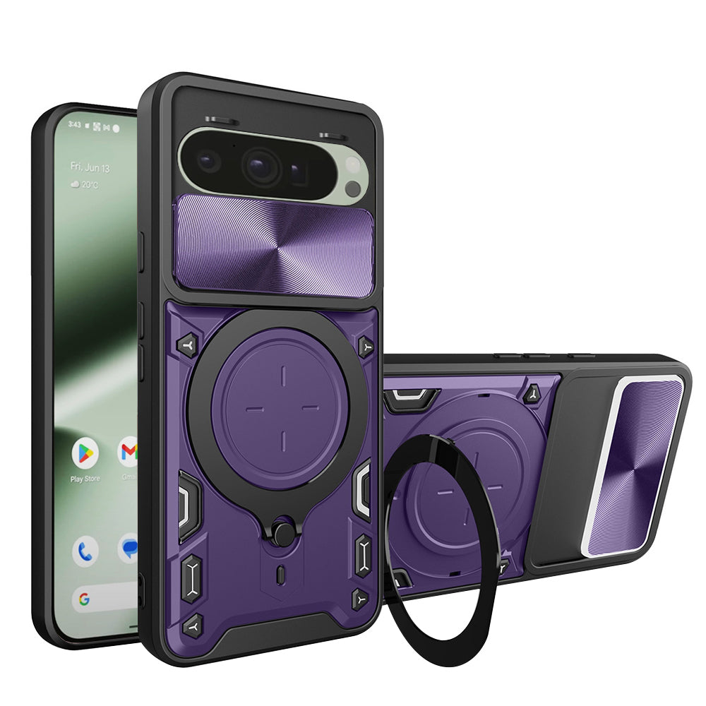 Case for Google Pixel 10 Pro / 10, Techsuit, CamGuard Pro, Purple