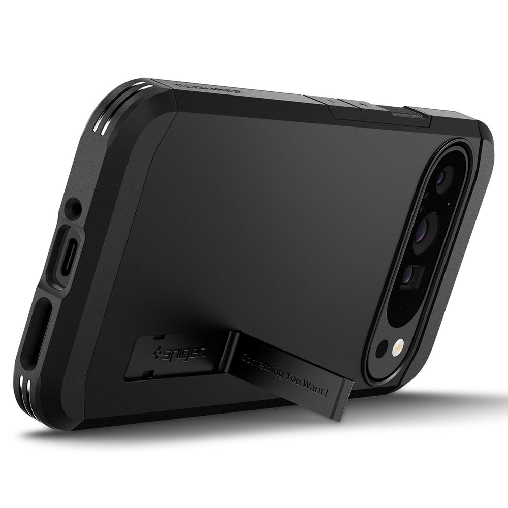 Case for Google Pixel 9 Pro XL, Spigen, Tough Armor, Black ACS07726 