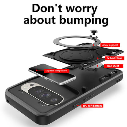 Case for Google Pixel 9 / 9 Pro, Techsuit, CamGuard Pro, Red