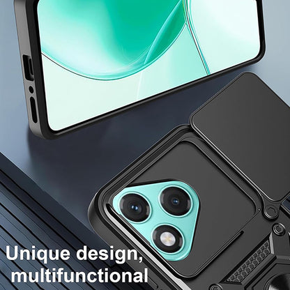 Case for Honor 400 Lite, Techsuit, CamShield, Green