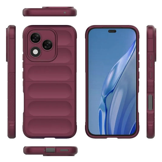 Case for Honor 400 Lite, Techsuit, Magic Shield, Burgundy