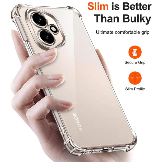Case for Honor 400 Pro, Techsuit, Shockproof Clear, Transparent