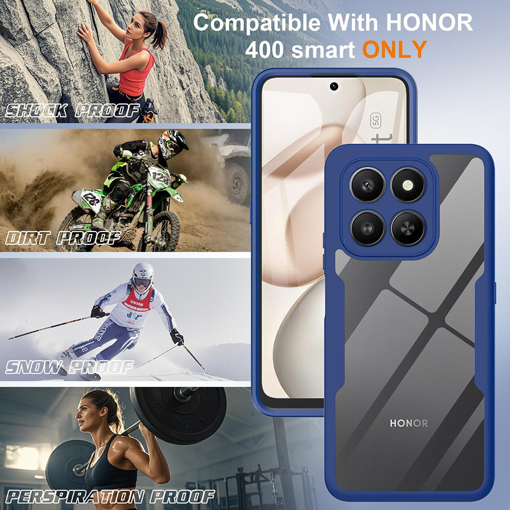 Case for Honor 400 Smart 4G / X7d 4G / 400 Smart 5G, Techsuit, ColorVerse 360, Blue