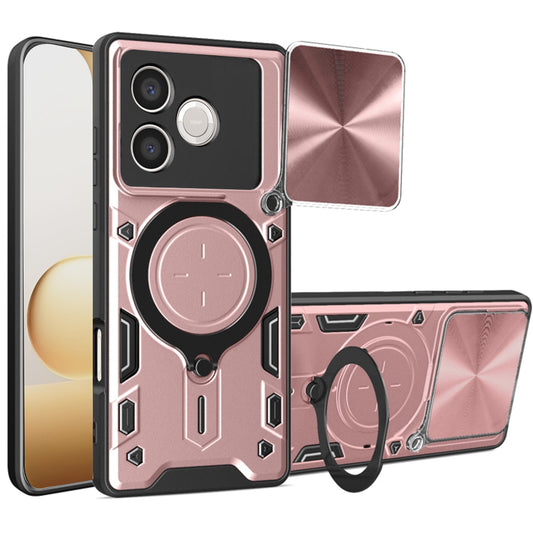 Case for Honor 600 Lite, Techsuit, CamGuard Pro, Golden Pink