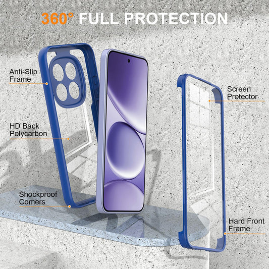 Case for Honor 600 Lite, Techsuit, ColorVerse 360, Blue