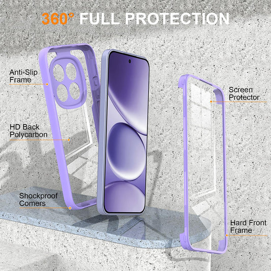 Case for Honor 600 Lite, Techsuit, ColorVerse 360, Purple