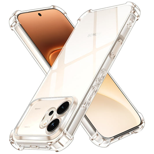 Case for Honor 600, Techsuit, Shockproof Clear, Transparent