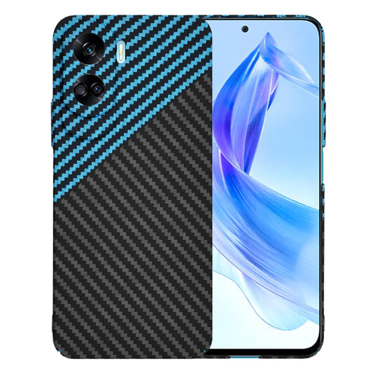 Case for Honor 90 Lite, Techsuit, Carbonite FiberShell, Black Blue