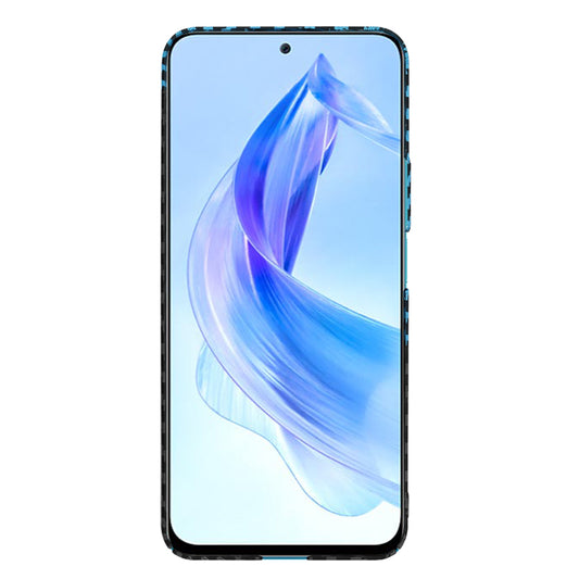 Case for Honor 90 Lite, Techsuit, Carbonite FiberShell, Black Blue