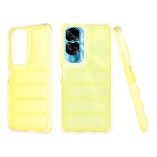 Case for Honor 90 Lite, Techsuit, Wave Shield, Yellow