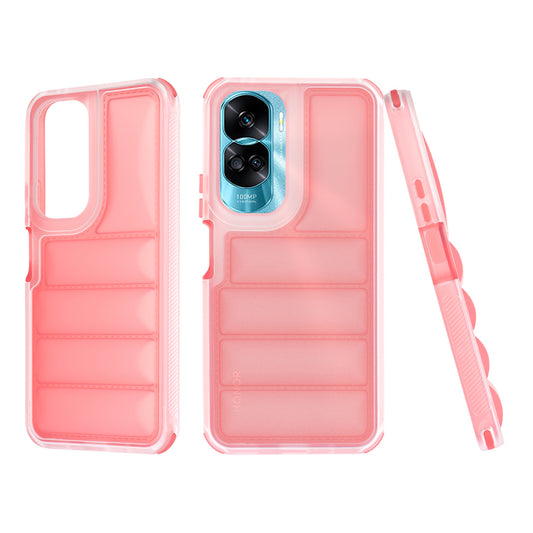 Case for Honor 90 Lite, Techsuit, Wave Shield, Red