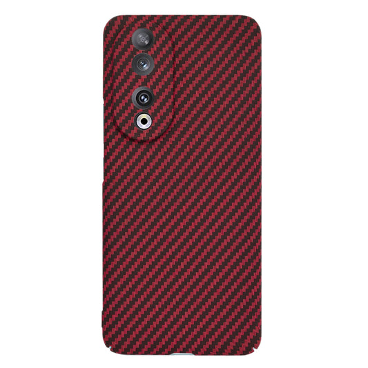 Case for Honor 90, Techsuit, Carbonite FiberShell, Red