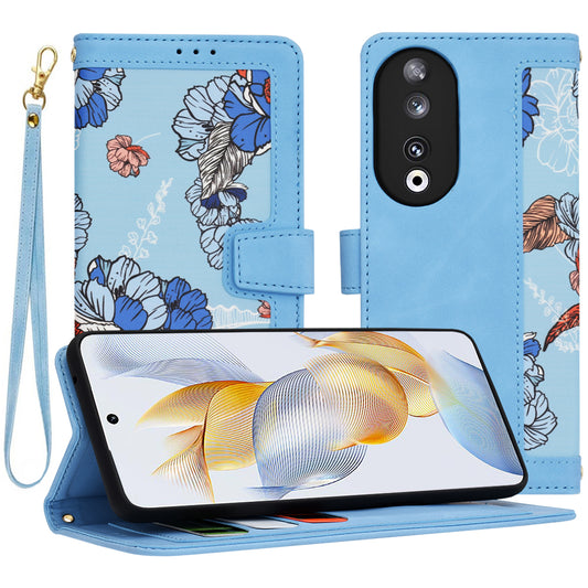 Case for Honor 90, Techsuit, FlipCraft, Blue