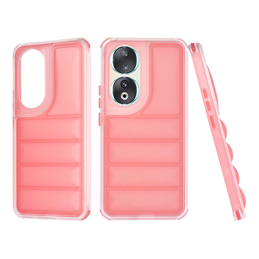 Case for Honor 90, Techsuit, Wave Shield, Red