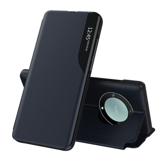 Case for Honor Magic5 Lite, Techsuit, eFold, Dark Blue