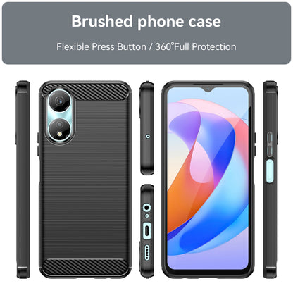 Case for Honor X7b 5G / 90 Smart / X7b 4G, Techsuit, Carbon, Black