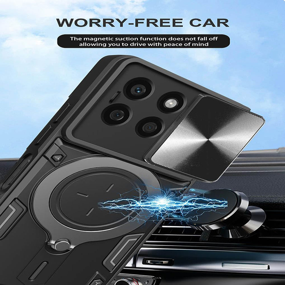 Case for Honor X8c, Techsuit, CamGuard Pro, Purple