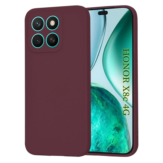 Case for Honor X8c, Techsuit, SoftFlex, Burgundy
