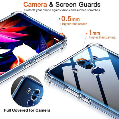 Case for Huawei Mate 10 Pro, Techsuit, Shockproof Clear, Transparent