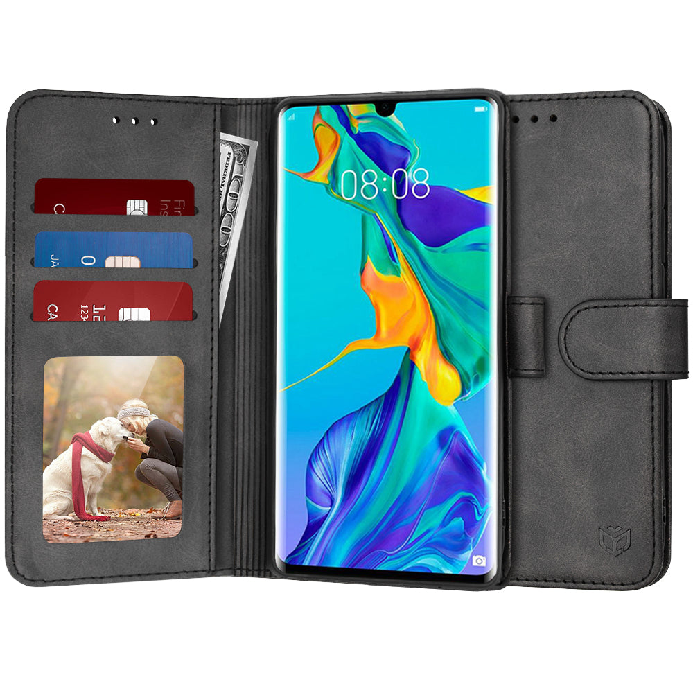Case for Huawei P30 Pro New Edition / P30 Pro, Techsuit, Diary Book, Black