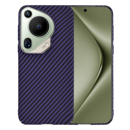 Case for Huawei Pura 70 Ultra, Techsuit, Carbonite FiberShell, Purple