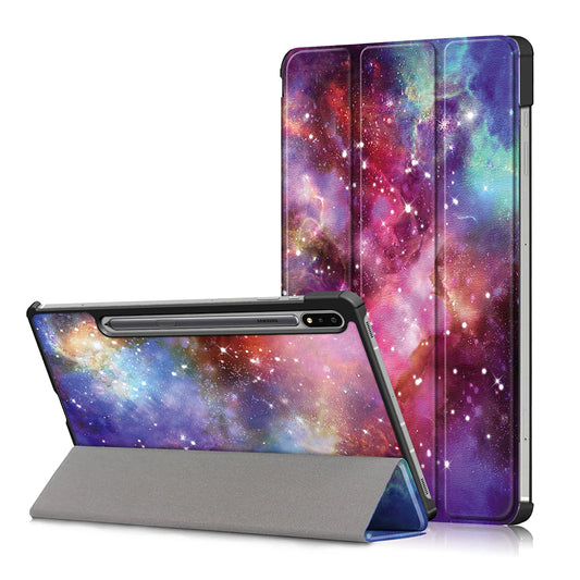 Case for Lenovo Idea Tab 11, Techsuit, FoldPro Galaxy, Multicolor