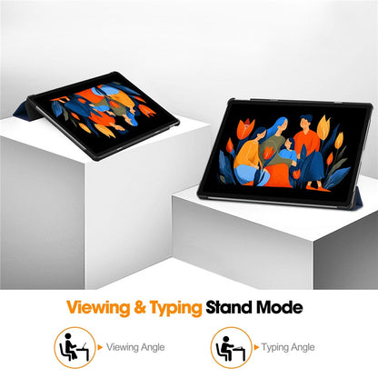 Case for Lenovo Idea Tab Plus, Techsuit, FoldPro, Blue