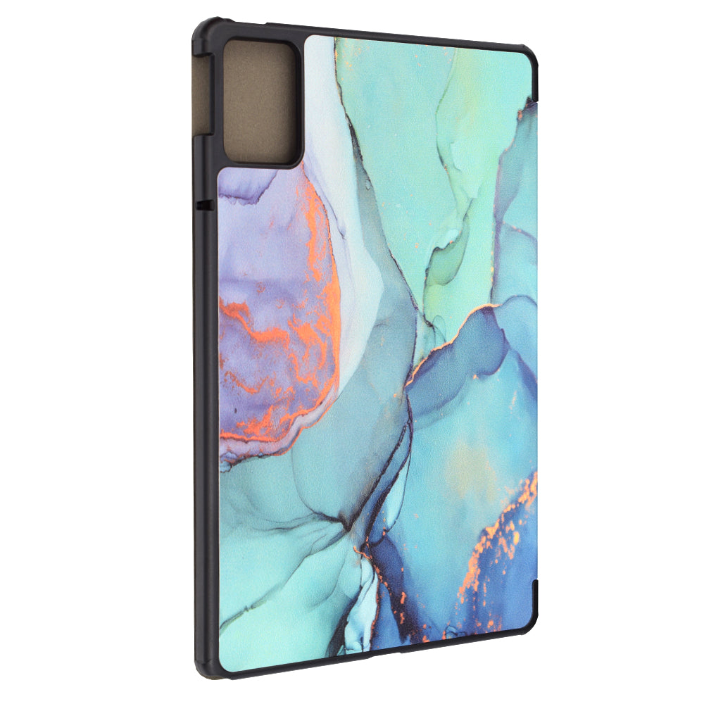 Case for Lenovo Tab M11, Techsuit, FoldPro Green Time, Multicolor