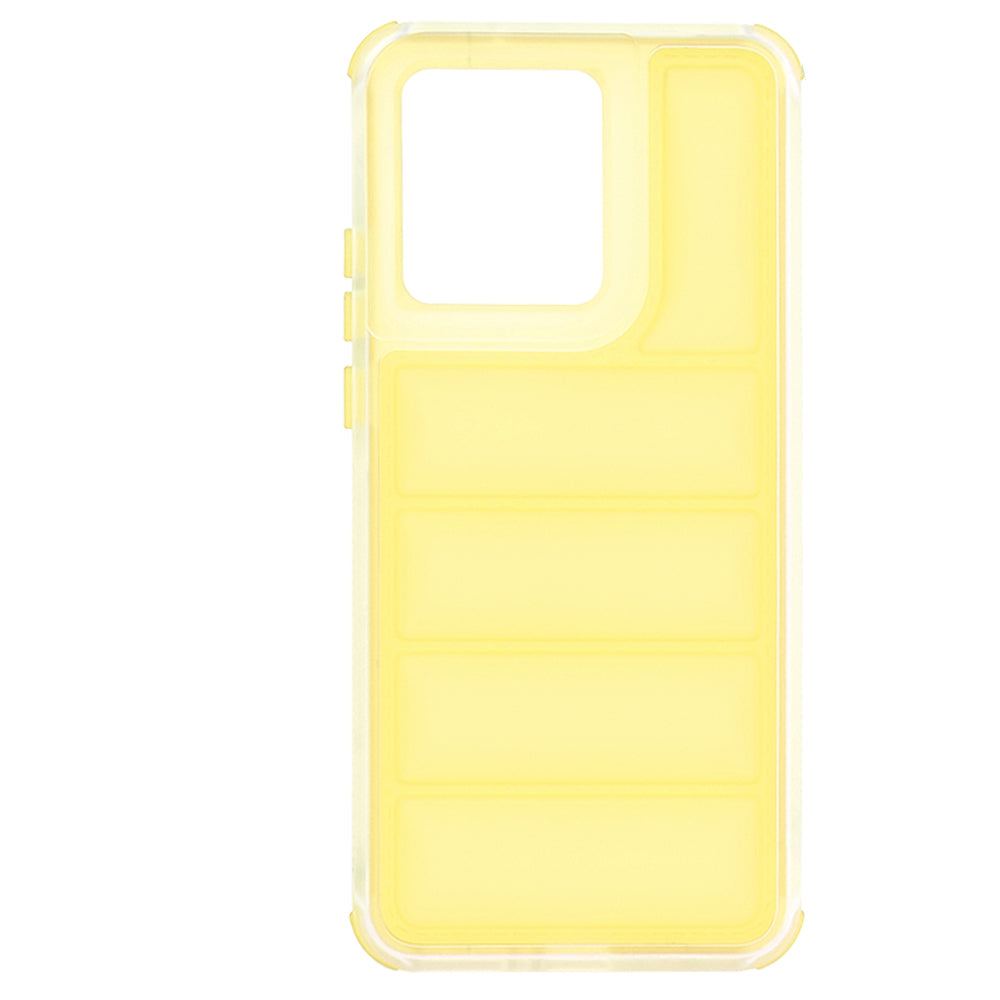 Case for Motorola Edge 40 Neo, Techsuit, Wave Shield, Yellow