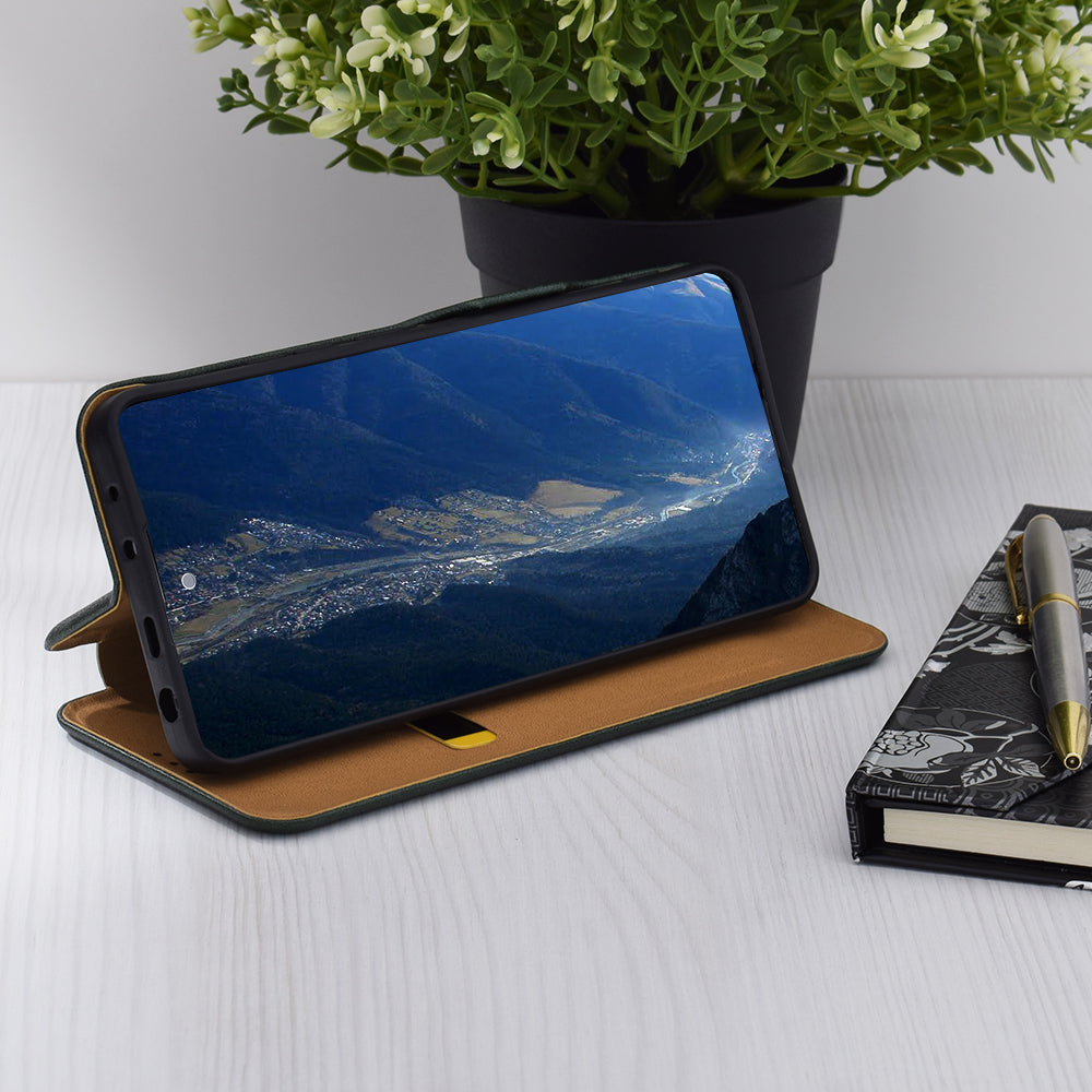 Case for Motorola Edge 50 Fusion, Techsuit, Safe Wallet Plus, Green