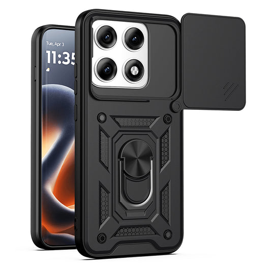 Case for Motorola Edge 70 Pro, Techsuit, CamShield, Black