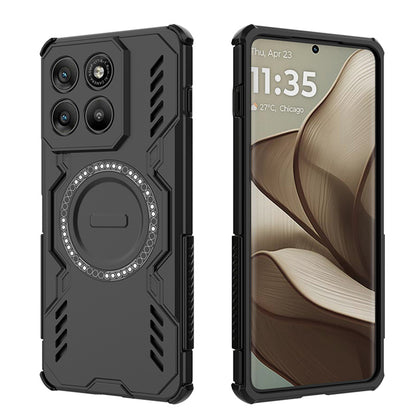 Case for Motorola Edge 70, Techsuit, ArmorMag, Black