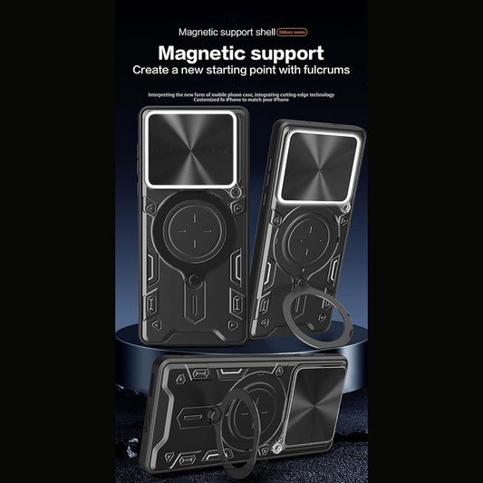 Case for Motorola Edge 70, Techsuit, CamGuard Pro, Blue