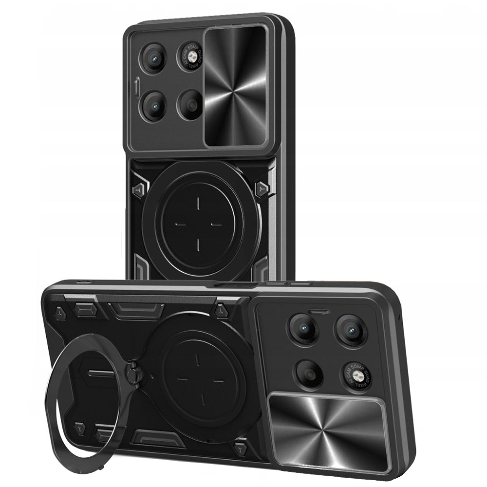Case for Motorola Moto G86, Techsuit, CamGuard Pro, Black