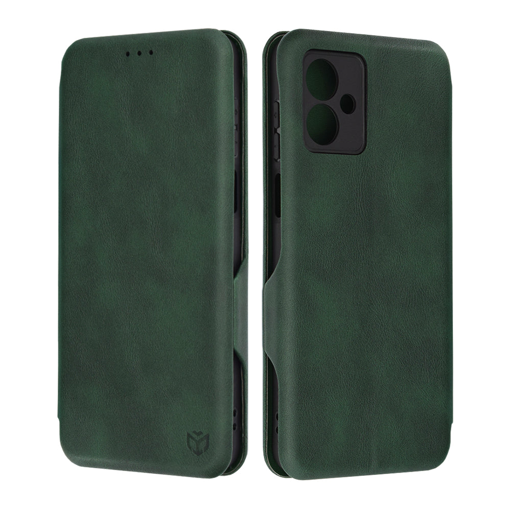 Case for Motorola Moto G14, Techsuit, Safe Wallet Plus, Green