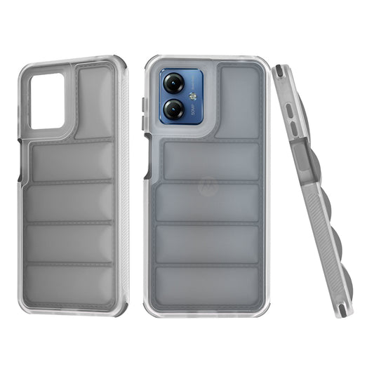 Case for Motorola Moto G14, Techsuit, Wave Shield, Black