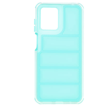 Case for Motorola Moto G14, Techsuit, Wave Shield, Turquoise
