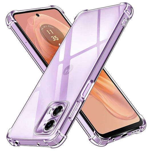 Case for Motorola Moto G24 Power, Techsuit, Shockproof Clear, Transparent