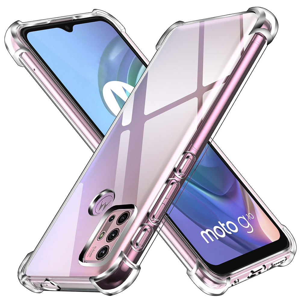 Case for Motorola Moto G30 / G20 / G10, Techsuit, Shockproof Clear, Transparent