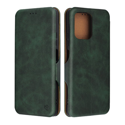 Case for Motorola Moto G75, Techsuit, Safe Wallet Plus, Green