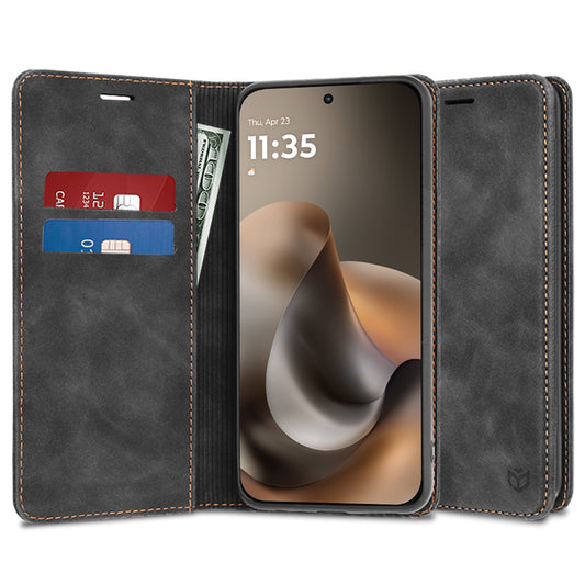 Case for Motorola Moto G77 / G67, Techsuit, Confy, Black