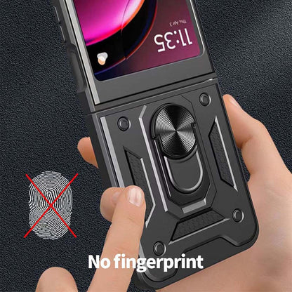 Case for Motorola Razr 50 Ultra, Techsuit, CamShield, Black