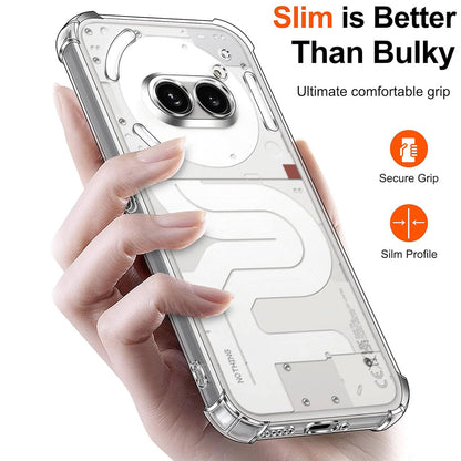 Case for Nothing Phone (2a) Plus / Phone (2a), Techsuit, Shockproof Clear, Transparent