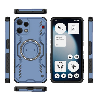 Case for Nothing Phone (3a) Lite, Techsuit, ArmorMag, Blue