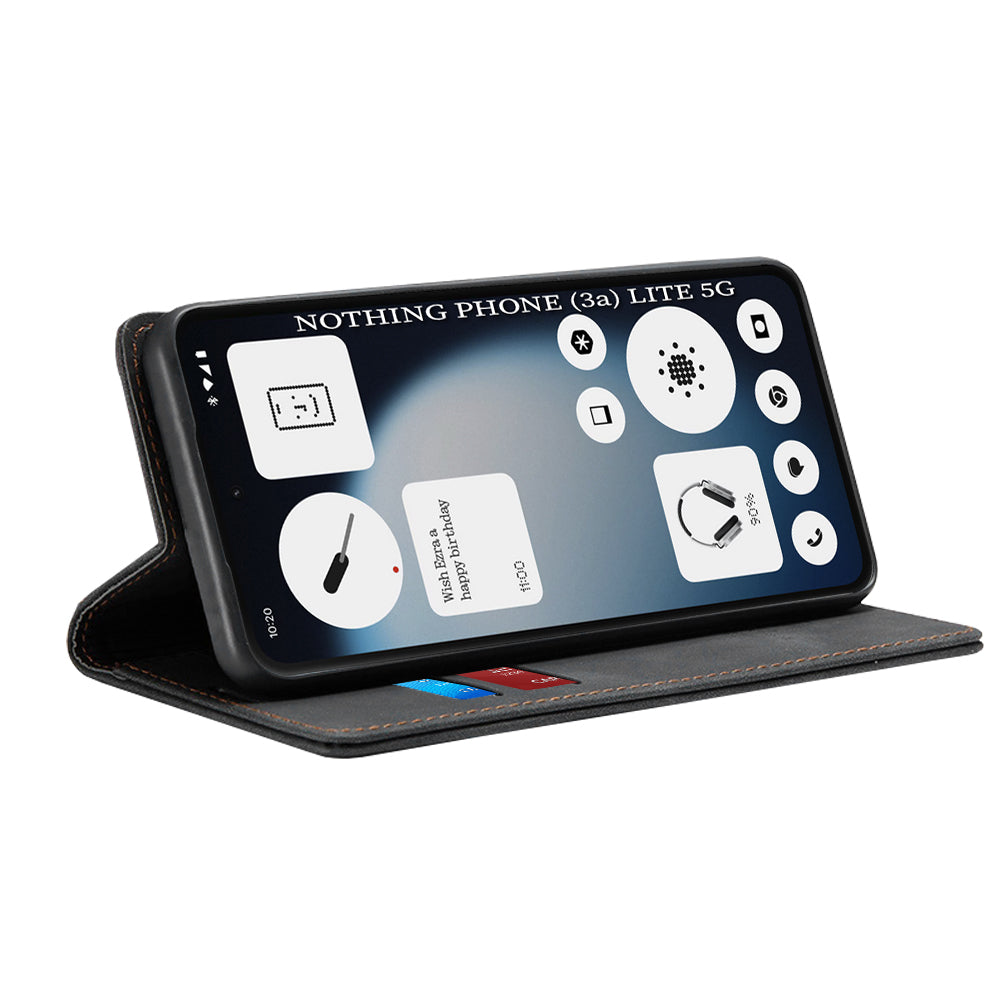 Case for Nothing Phone (3a) Lite, Techsuit, Confy, Black