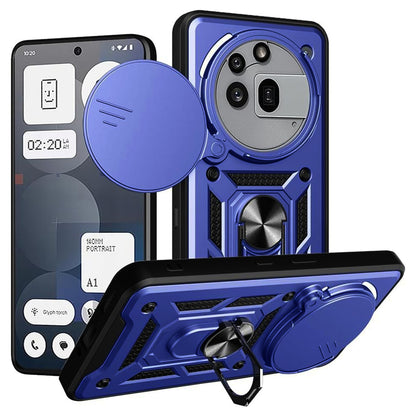 Case for Nothing Phone (3a) Pro, Techsuit, CamShield, Blue