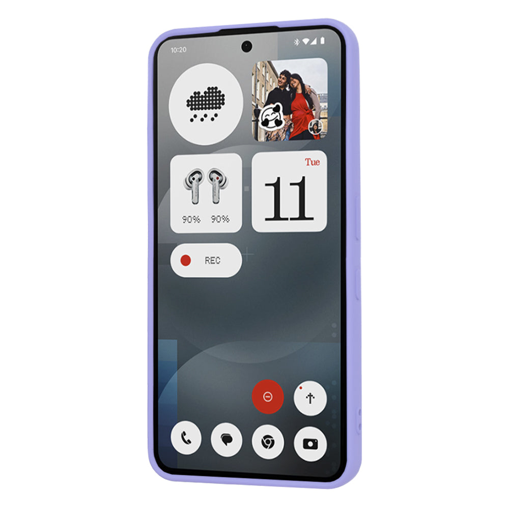 Case for Nothing Phone (3a), Techsuit, SoftFlex, Light Purple