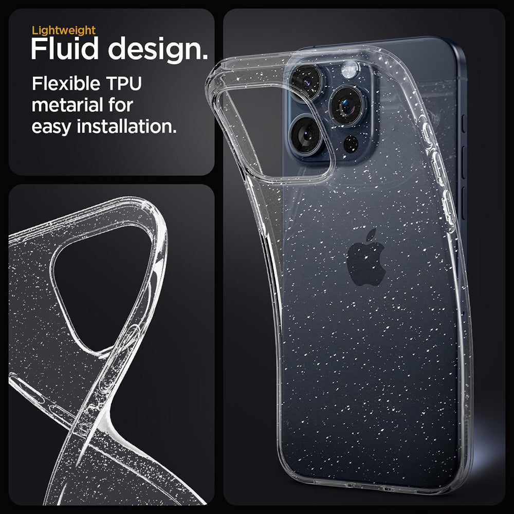 Case for OnePlus 13R, Techsuit, SparkleSkin, Transparent