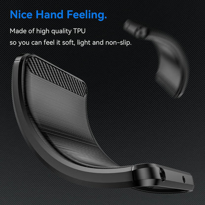 Case for OnePlus Nord CE 3 Lite, Techsuit, Carbon, Black