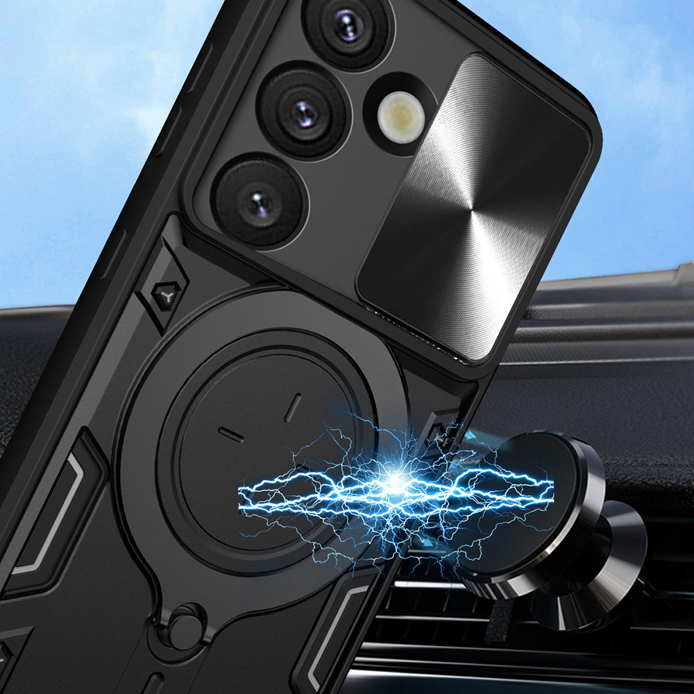 Case for Oppo A5 4G / A5 5G, Techsuit, CamGuard Pro, Purple